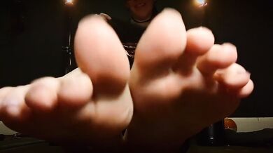 Spooky Goth Witch Foot Baddie Makes You A Slave For her Wrinkled Soles POV