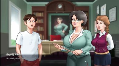 Summertime Saga School Life 3 Destroyed By Big Dick