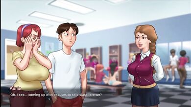 Summertime Saga School Life 3 Destroyed By Big Dick