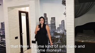 Busty Thief Caught Red Handed Destroyed By Brunette Milf Big Ass Doggystyle Riding Dick Gushing Cum Choked