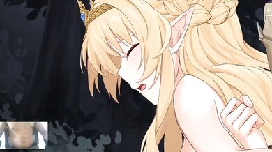 Cute Blondie MILF Destroyed by Furry Lizzardman Gushing Creampie Choked Loop Queen