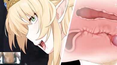 Cute Blondie MILF Destroyed by Furry Lizzardman Gushing Creampie Choked Loop Queen
