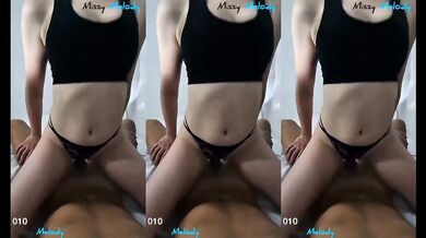 Reverse Cowgirl Doggy Amateurs Pounded Until Cum Dripped On My Feet And Stomach