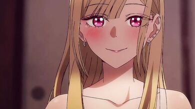 Gojou Pushes Kitagawa On Table For Blonde Blowjob Cartoon Sex
