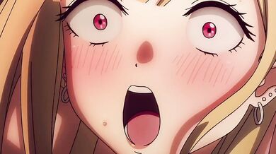 Gojou Pushes Kitagawa On Table For Blonde Blowjob Cartoon Sex