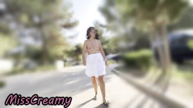 French Teacher Tits Flash Naked Streets Caught Voyeur MissCreamy