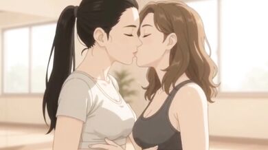 Yoga Instructor Special Technique to Help Her Student Focus Lesbian Yoga Naked Yoga Class Big Ass Milf Big Boobs Yoga Sex Teacher
