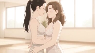 Yoga Instructor Special Technique to Help Her Student Focus Lesbian Yoga Naked Yoga Class Big Ass Milf Big Boobs Yoga Sex Teacher