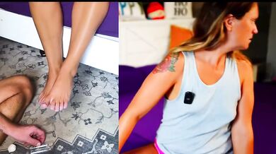 Verified Amateurs Class Gets Her Toes Painted By Jason Class