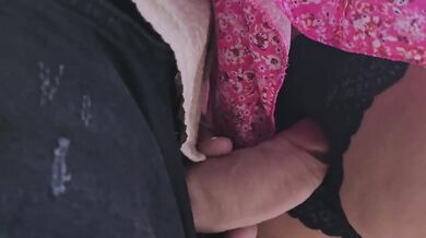 Tokyo Subway Rush Hour Salaryman Rubs Hard Cock Under Skirt Until Gushing