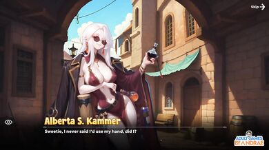Isekai Waifu Overlord Gameplay Part 6 Alberta S Kammer Foot Jerking H-Scene