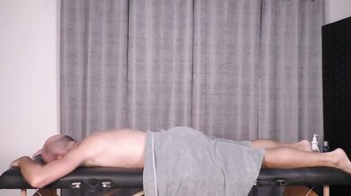 Blonde Masseuse Alexandra Adds Sensual Touch Happy Ending Cumshot HD Porn