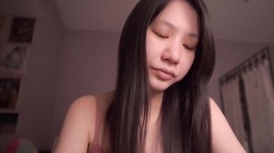 Jealous Man Destroyed Cute Asian Girl ASMR Good Girl Natural Homemade