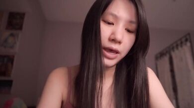 Jealous Man Destroyed Cute Asian Girl ASMR Good Girl Natural Homemade