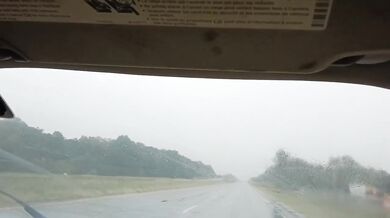Driving Highway To Meet Two 70 Year Old Ebony Grannies For Big Dick Interracial POV