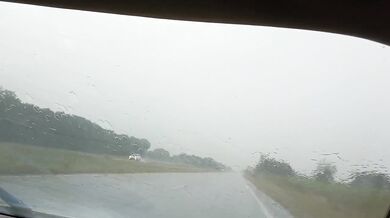 Driving Highway To Meet Two 70 Year Old Ebony Grannies For Big Dick Interracial POV