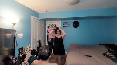 Hubby Watches Milf Amateur Strip Tease Sexy Dance Brunette HD Porn