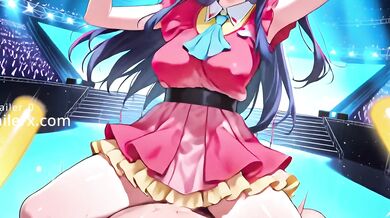 Ai Hoshino Destroyed Me at Concert with Big Tits Gushing Choked