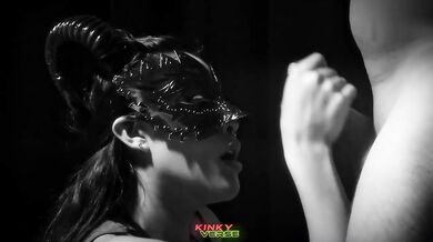 Amateur Couple Succubus Demon Girl Dream Role Play Cosplay Mask Fantasy Supernatural Blowjob Cumshot Destroyed Gushing Choked Kinkyverse