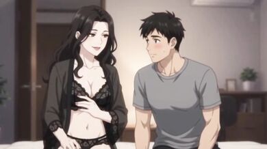 Stepmom teaches private lingerie lesson to her hot stepson big ass creampie