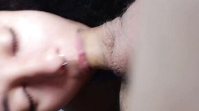 Skilled Ebony Destroyed By Massive Monster Load Cum Overflow Close Up POV