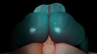 Twisted World Ghost Cowgirl DESTROYS Dick With Big Creampie