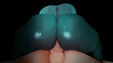 Twisted World Ghost Cowgirl DESTROYS Dick With Big Creampie