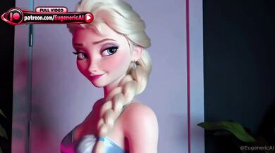 Caught Cheating Elsa x Kristoff Petite Stepsister Cartoon Sex