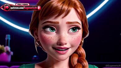 Caught Cheating Elsa x Kristoff Petite Stepsister Cartoon Sex