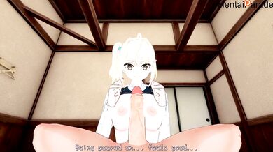 Nonoa Miyamae destroyed by Alya San in uncensored roshidere hentai cumshot