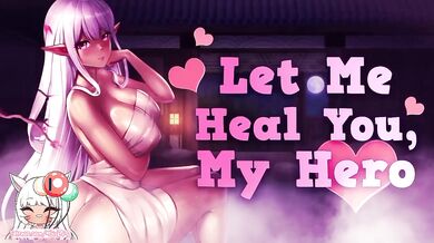 Beautiful Elf Healer Sexually Heals Your Wounds Lewd ASMR Blowjob Cumshot Deepthroat POV