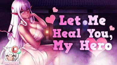 Beautiful Elf Healer Sexually Heals Your Wounds Lewd ASMR Blowjob Cumshot Deepthroat POV