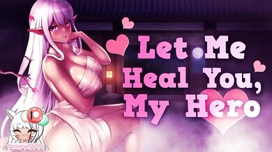 Beautiful Elf Healer Sexually Heals Your Wounds Lewd ASMR Blowjob Cumshot Deepthroat POV