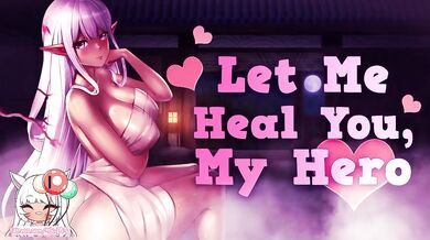 Beautiful Elf Healer Sexually Heals Your Wounds Lewd ASMR Blowjob Cumshot Deepthroat POV