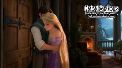 Disney Rapunzel And Flynn Destroyed By Deep Oral And Rough Fuck