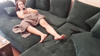 Caught My Horny MILF Edging – She Craves Deep Vaginal Orgasms & A Creamy Anal Finish