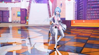 MMD Big Tits Odette Spessiva Rainbow Dance Destroyed Gushing Choked HD Cartoon