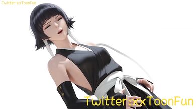 Soifon Destroyed By Big Tits Blowjob Hand Job Cumshot Rough Sex Hentai Animation