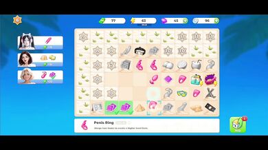 Pussy Island Game Destroyed Gushing Candy Scene 1