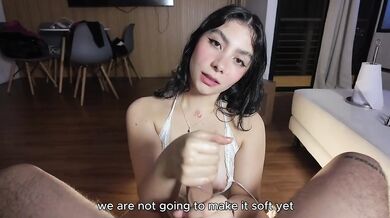 Spanish JOI With English Subs Colombian Big Ass Latina Dildo Riding POV Destroyed Gushing