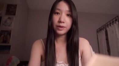 Cute Asian Girl Marriage ASMR Destroyed Gushing Choked