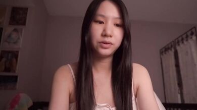 Cute Asian Girl Marriage ASMR Destroyed Gushing Choked