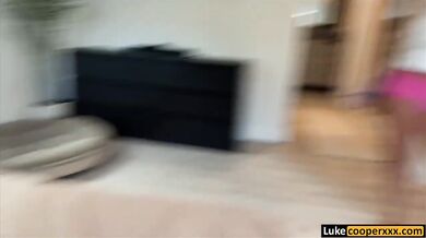 Horny Blonde Stepsister With Big Tits Wants Your Bed Destroyed Gushing Choked