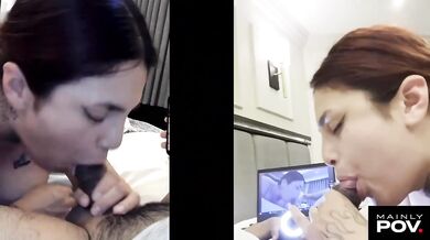 Hanna Xen Amateur Latina POV Big Dick Blowjob Destroyed Gushing