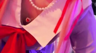 Yuno Gasai Cosplay Destroyed Gushing Blowjob Yuki Chose Yuno