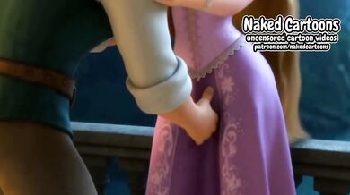 Flynn Fucks Rapunzel Tangled Cartoon Blonde Long Hair Hard