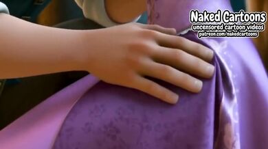 Tangled Rapunzel First Time Destroyed Tight Wet Pussy Gets Choked