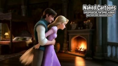 Flynn Rider Pounds Innocent 18yo Rapunzel Until Her Pussy Drips
