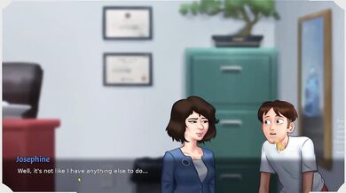 Risky Workplace Blowjob Behind Counter Josephine P72 Summertime Saga