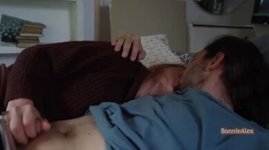 Passionate Couple Kissing and Cum Inside Homemade Love Making Destroyed by Rain